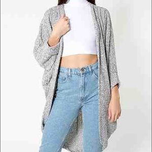 American Apparel Bouclé Shawl Cardigan