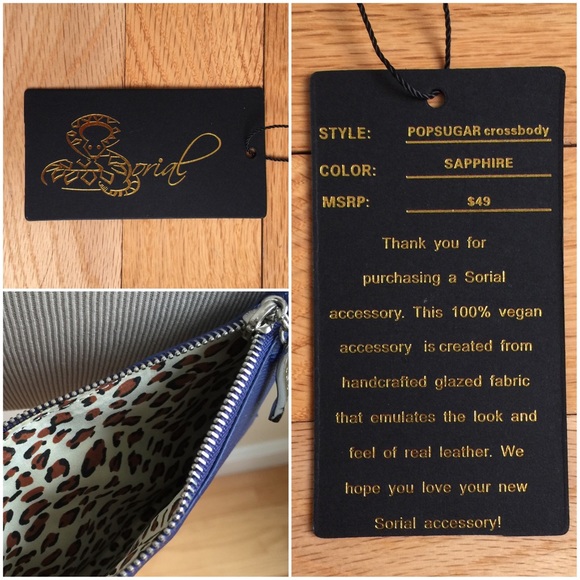 Sorial Sapphire Saffiano Wallet NWT - Picture 4 of 4