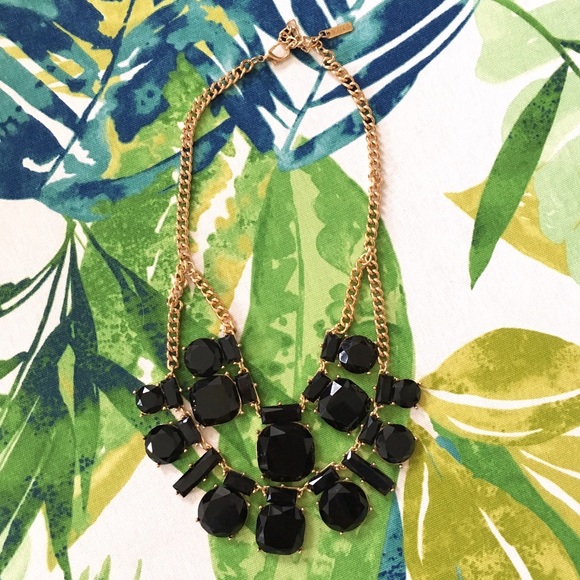Francesca's | Black Bauble Statement Necklace - Picture 1 of 4