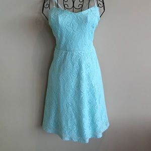 Light blue lace dress