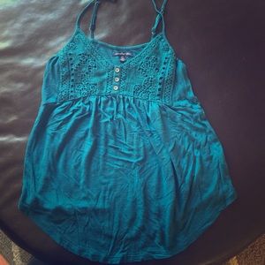 Adorable Cami with Crochet Top