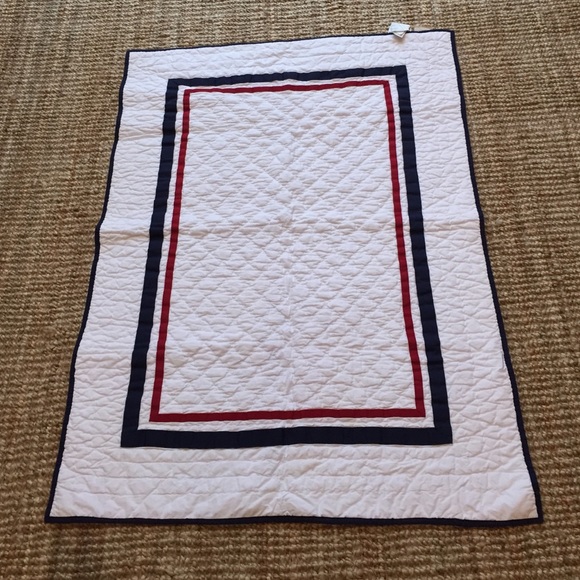 Pottery barn kids crib quilt and bed skirt!
