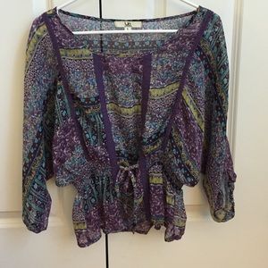 Flowy Purple Top
