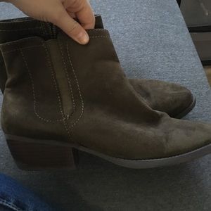 Merona Forest Green Ankle Boots