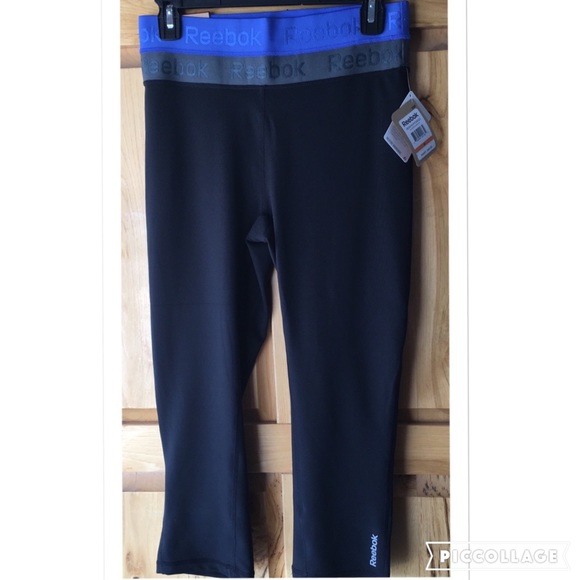 NWT REEBOK Women's Med Athletic Yoga Skinny Capri
