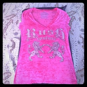 FLASH SALE 💥 Rush Couture dazzle v-neck