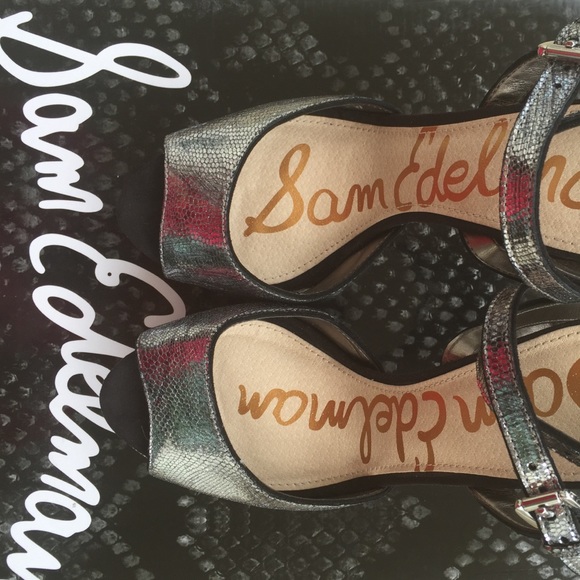 Silver Sam Edelman Heels!