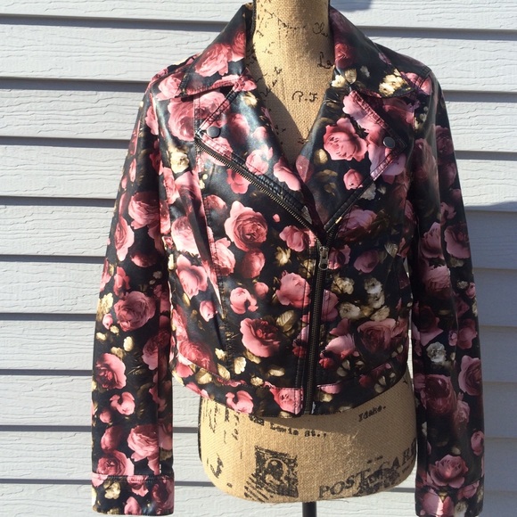 Floral Moto Jacket
