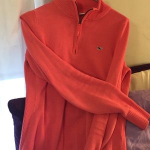 Vineyard Vines quarter zip women's thin sweater
