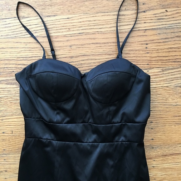Black Bustier Mini Dress - Picture 1 of 2