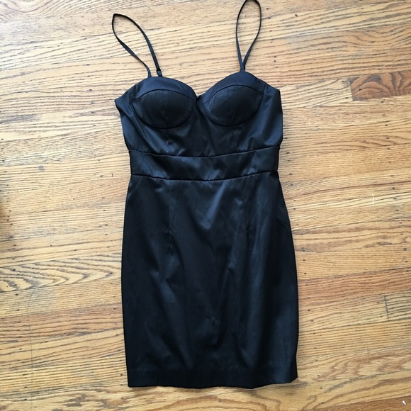 Black Bustier Mini Dress - Picture 2 of 2