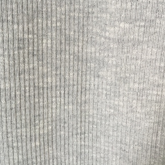 Gray Ribbed Tight Minidress - Picture 3 of 4