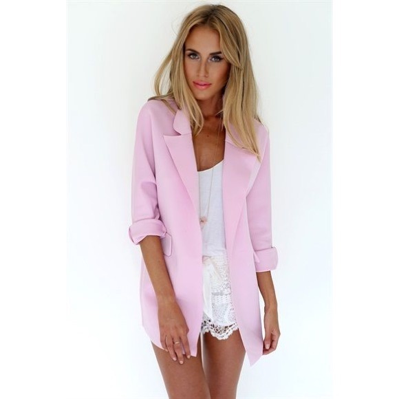 Pink blazer