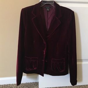 Burgundy dinner blazer