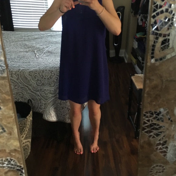Lulu*s Purple Draped Back Dress ❤️ - Picture 4 of 4