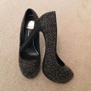 Dolce Vita Studded platform heels.