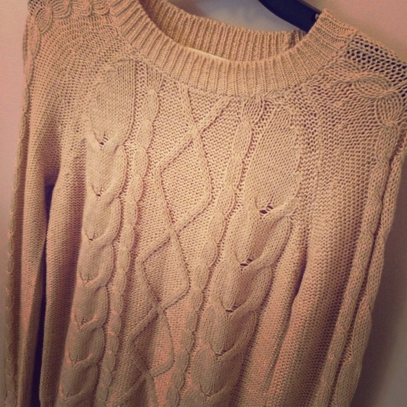 Gold detailed F21 sweater