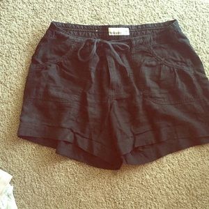 Old navy black linen shorts
