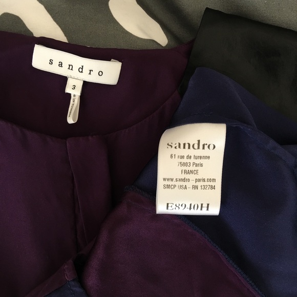 Sandro Silk Top - Picture 2 of 3