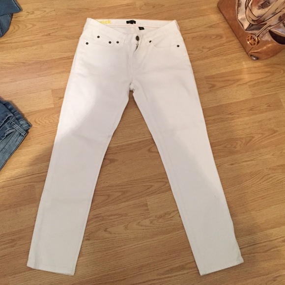 White J.Crew skinny jeans, worn maybe once