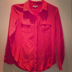 100% silk Madewell shirt