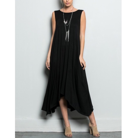 🆕JILL LONG DRESS w POCKET - DENIM BLUE - Picture 3 of 3