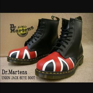 U.K. Flag Doc Marten Combat Boots