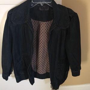 Ladies denim, quarter length jacket