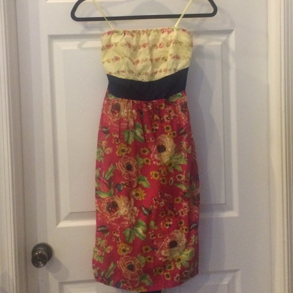 Anthropologie Floral Dress
