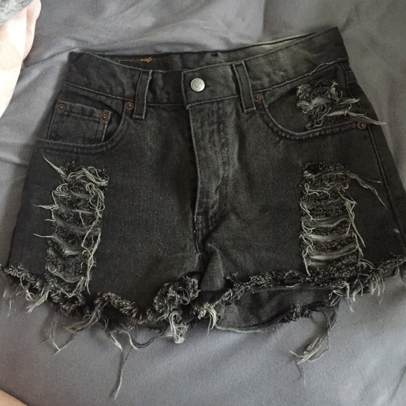 SOLD ON MERC High Waisted Levi Shorts