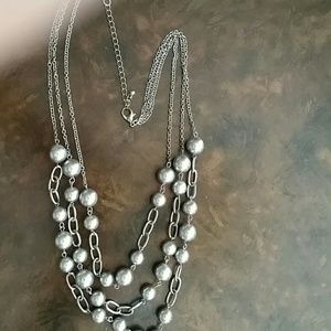 Three Strand Pearl Necklace