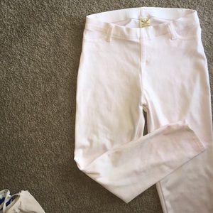 Pale pink stretch jeggings!