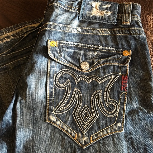 Men's MEK distressed jeans