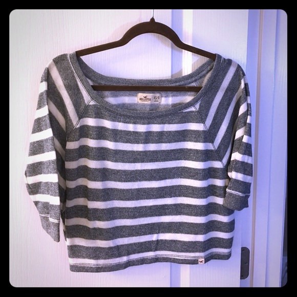 🎉Hollister oversized crop Sweater Spring NWOT