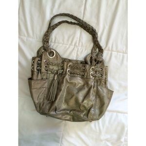 Silver Michael Kors Purse
