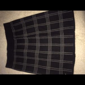 Schoolgirl Checkered Pencil Skirt