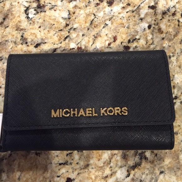 Michael Kors Saffiano Leather Wristlet