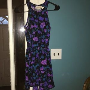High neck line dress