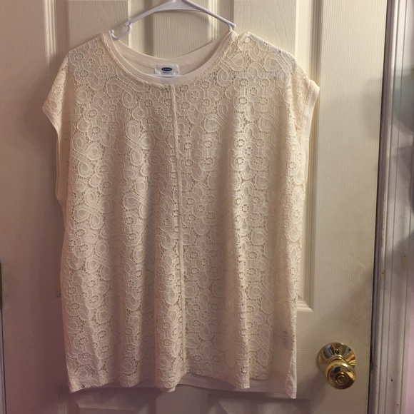Beautiful Lace Detail Old Navy Shirt