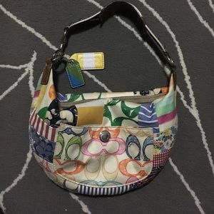 Multicolored Coach Purse