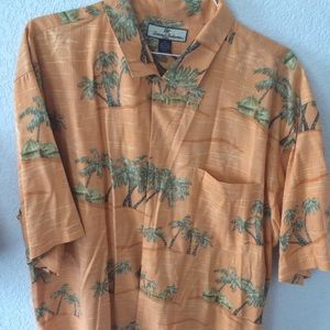 Palm tree button down