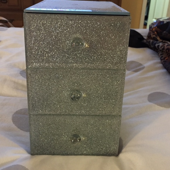Small glitter vanity drawers