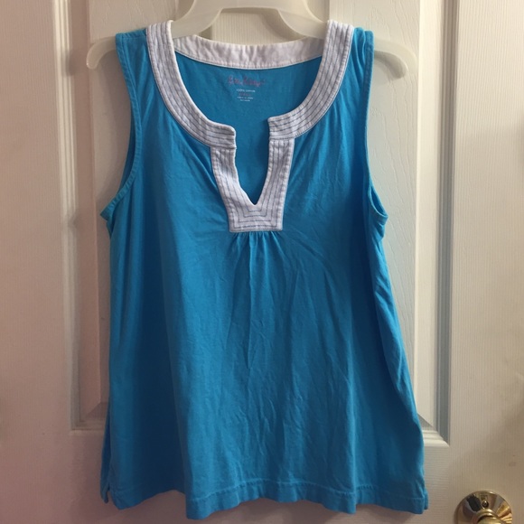 Blue Lilly Pulitzer Arya Tank Top