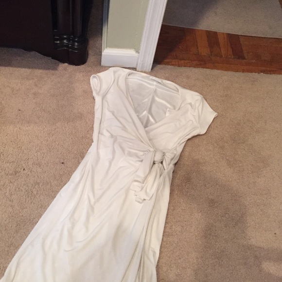 Simple white dress