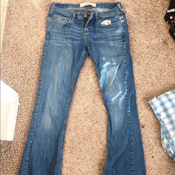 Hollister boot cut jeans.