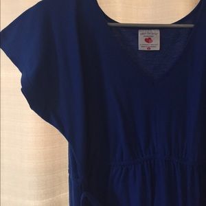 Two Hearts Maternity Blue Summer Dress