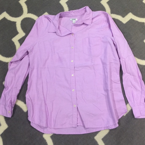Purple Old Navy Button Down
