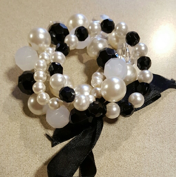 2 ribbon wrap bracelets