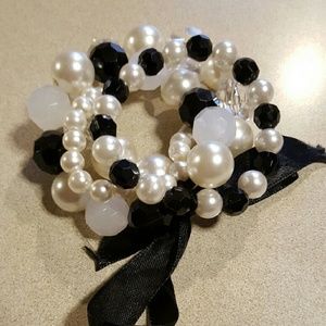 2 ribbon wrap bracelets