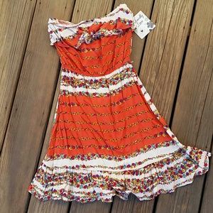 NWT Accidentally in Love strapless sundress